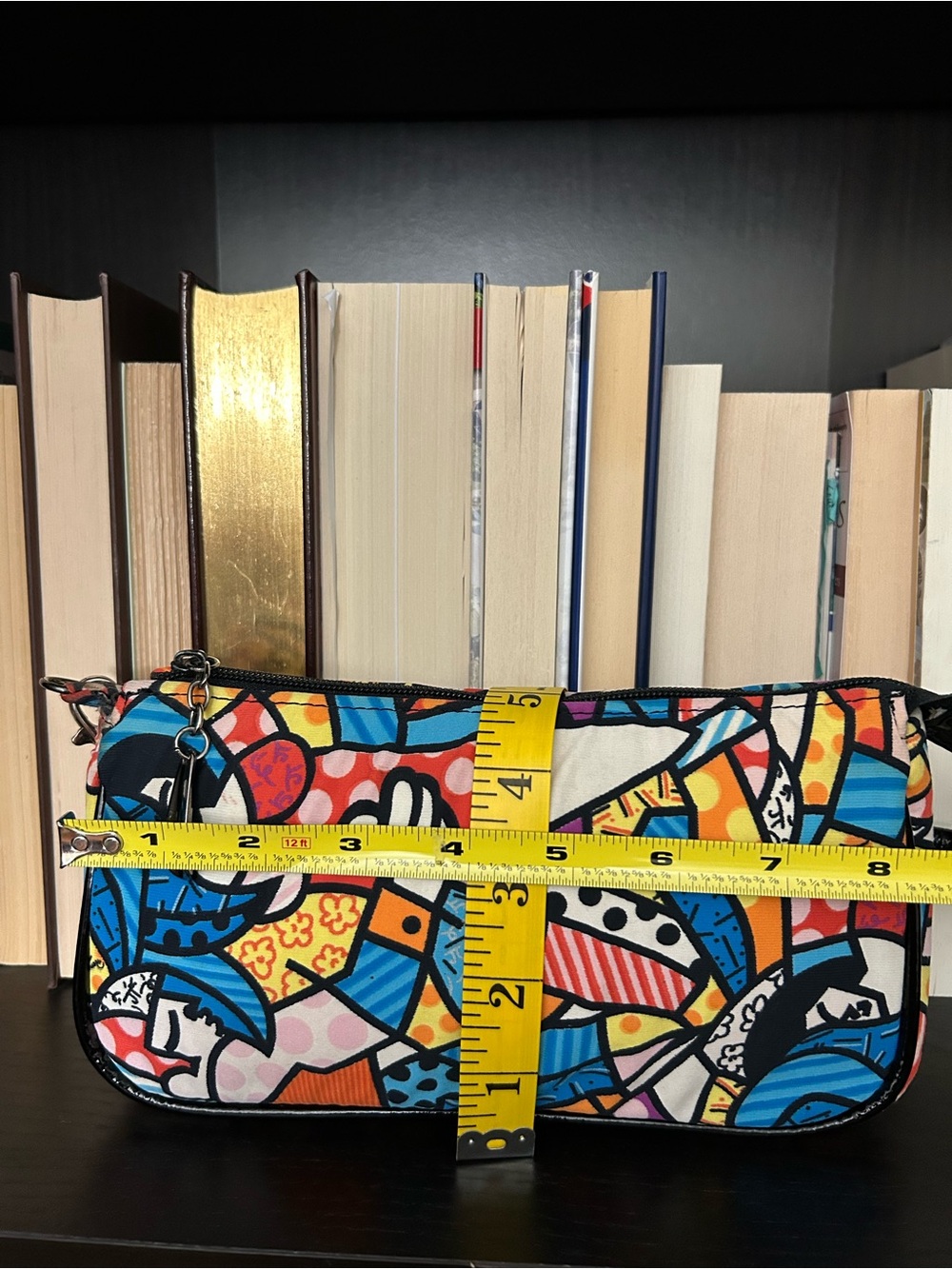 Donald J Pliner x Romero Britto Collaboration Shoulder Bag - Picture 8 of 10